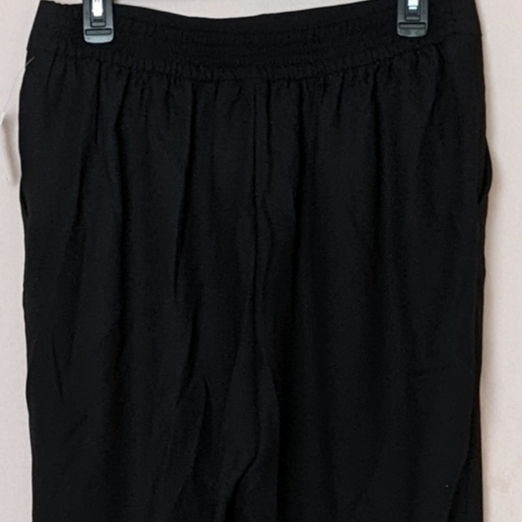 Gap Black Pleated Pull On Jogger Pants with Pockets size Medium - Picture 6 of 10